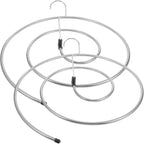 Spiral Stainless Steel Laundry Drying Rack, Space‑Saving Indoor Hanger for Sheets, Blankets and Towels