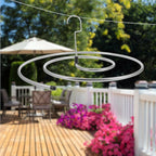 Spiral Stainless Steel Laundry Drying Rack, Space‑Saving Indoor Hanger for Sheets, Blankets and Towels