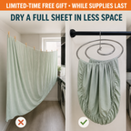 40‑Inch Wall‑Mounted Foldable Laundry Drying Rack | Limited Time Free Spiral Drying Rack Gift, While Stock Lasts